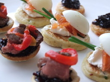 canapes, cookery courses, peak district, bakewell